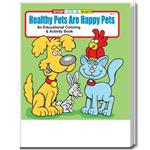 CS0465B Healthy Pets are Happy Pets Coloring and Activity Book Blank No Imprint
